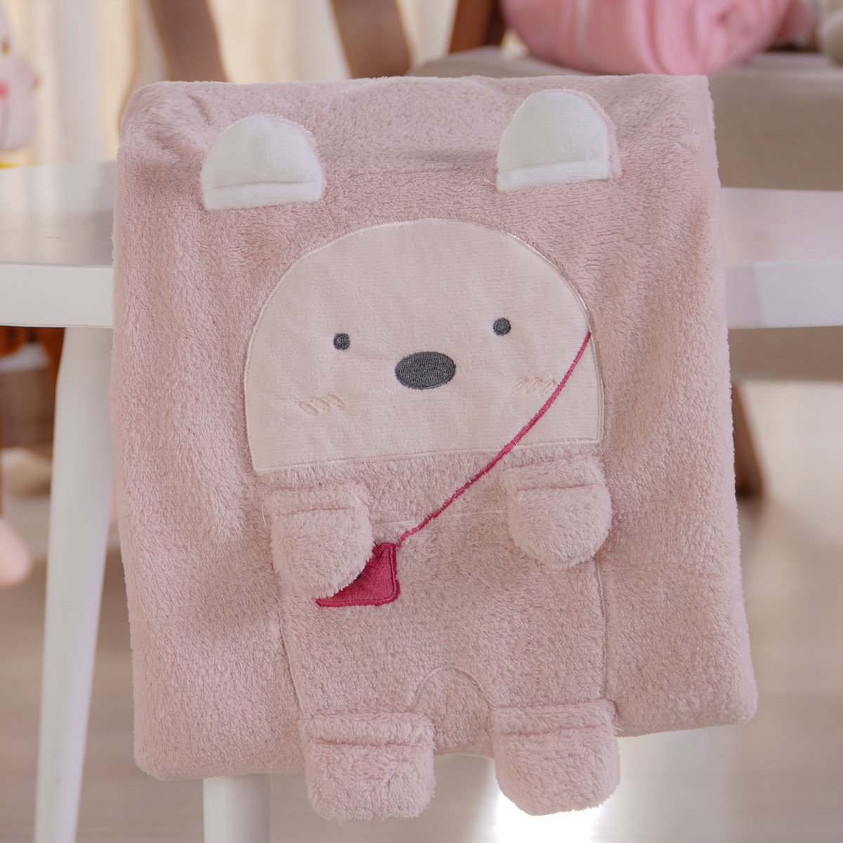Kit 4 Manta Baby Funny Com Aplique 1,00m x 75cm - Bene Casa - SORTIDO